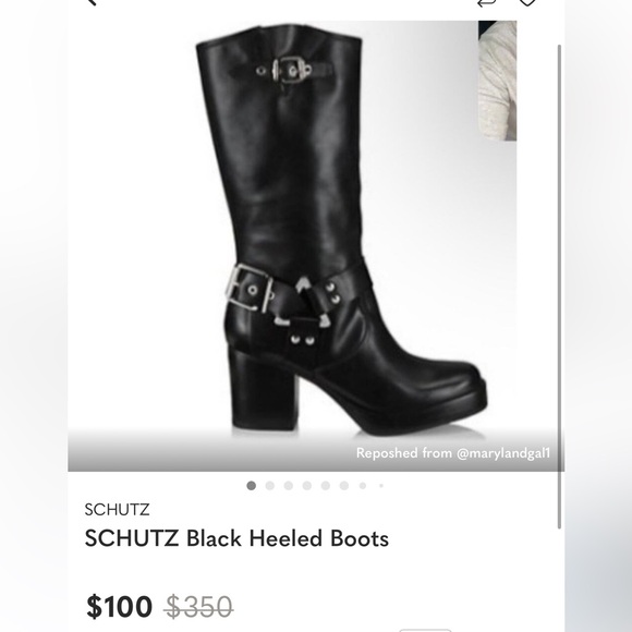 Saks Schutz NIB Kiara Leather Boots - Picture 11 of 11